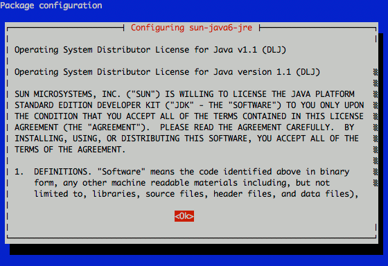 Sun Java 6 JDK license. Sun Java 6 JDK license.