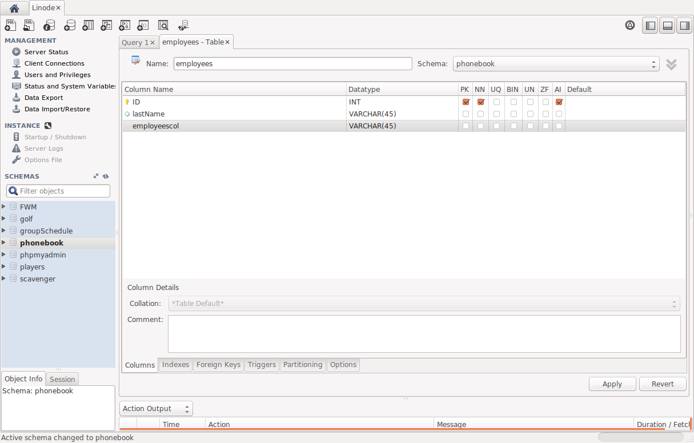 Entering field names for the phonebook Entering field names for the phonebook