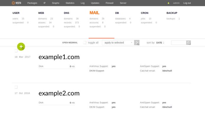 Vesta screenshot Vesta screenshot