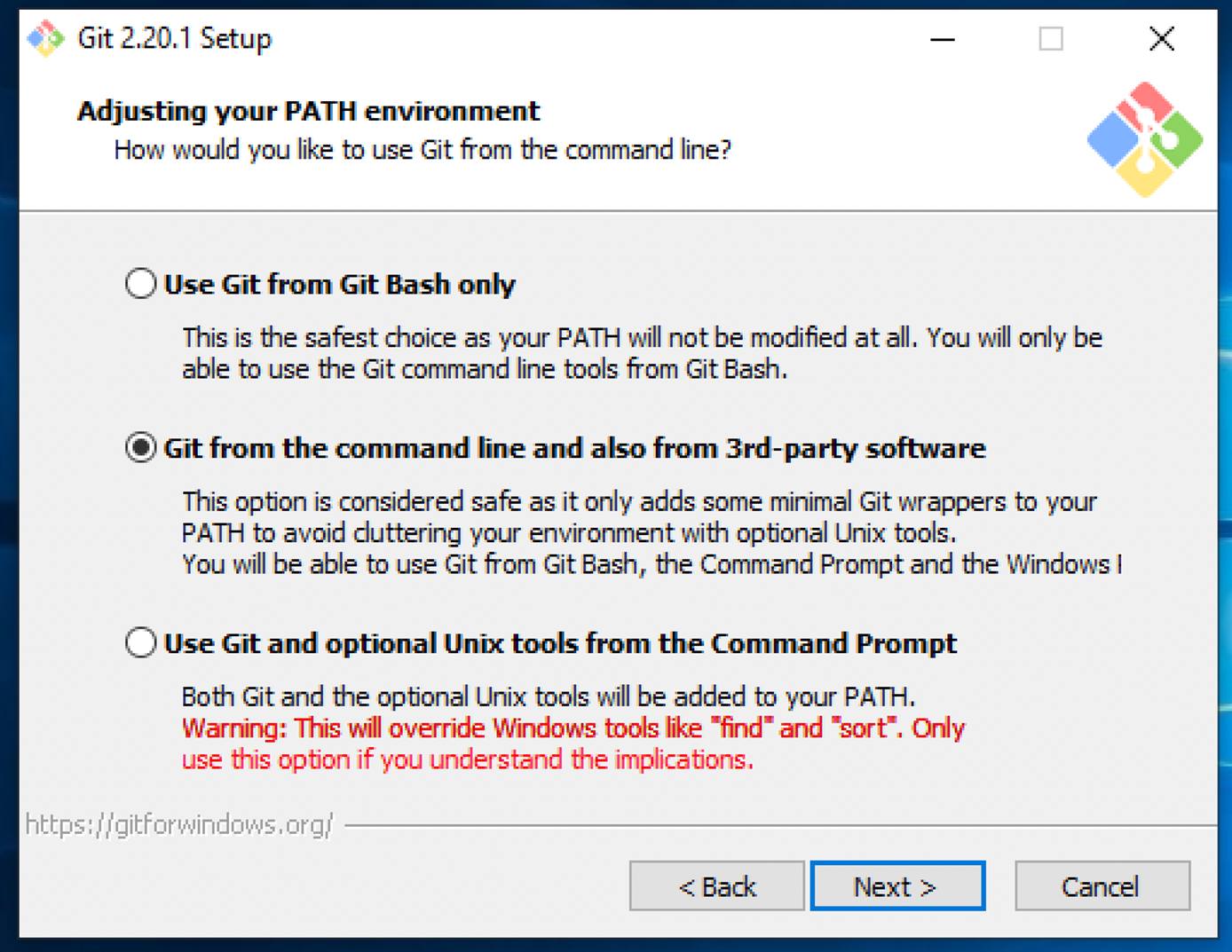 Adjust Gits PATH Adjust Gits PATH