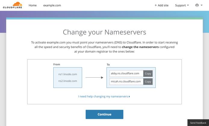 Cloudflare setup - authoritative name servers Cloudflare setup - authoritative name servers