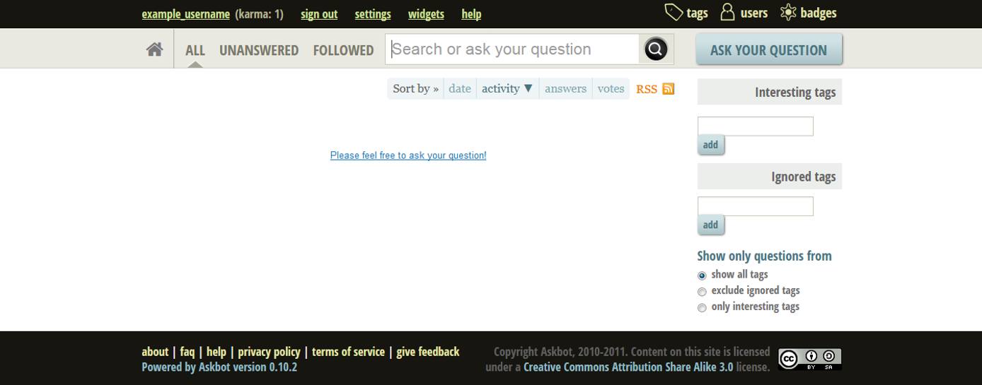 final access to askbot forum final access to askbot forum