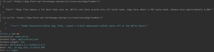 Syntax highlighting in curlie, vs curl Syntax highlighting in curlie, vs curl