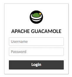 Guacamole Login Guacamole Login