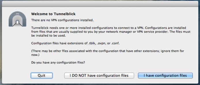 Splash screen for TunnelBlick. Splash screen for TunnelBlick.