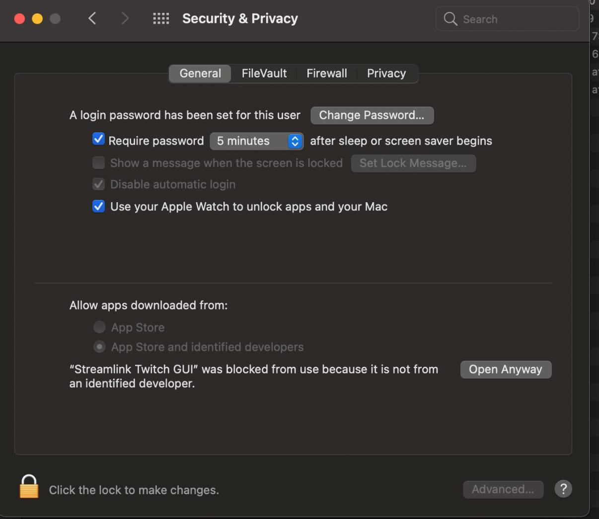 Access your macOS security and privacy settings Access your macOS security and privacy settings