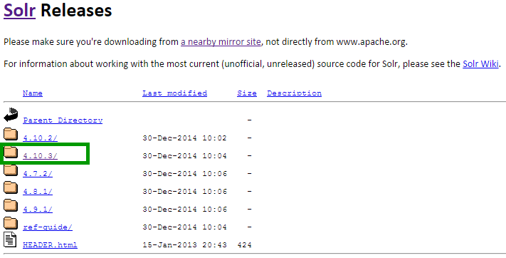 List of Solr releases List of Solr releases