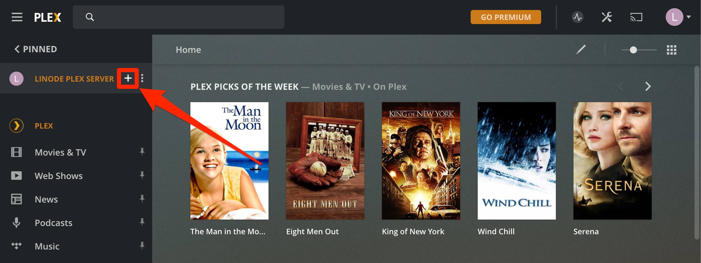 Add Media Library — Start. Add Media Library — Start
