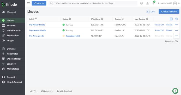Cloud Manager Rescue form - reboot progress bar highlighted Cloud Manager Rescue form - reboot progress bar highlighted