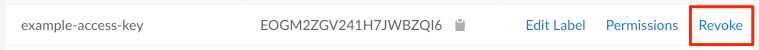 Select the Revoke button Select the Revoke button