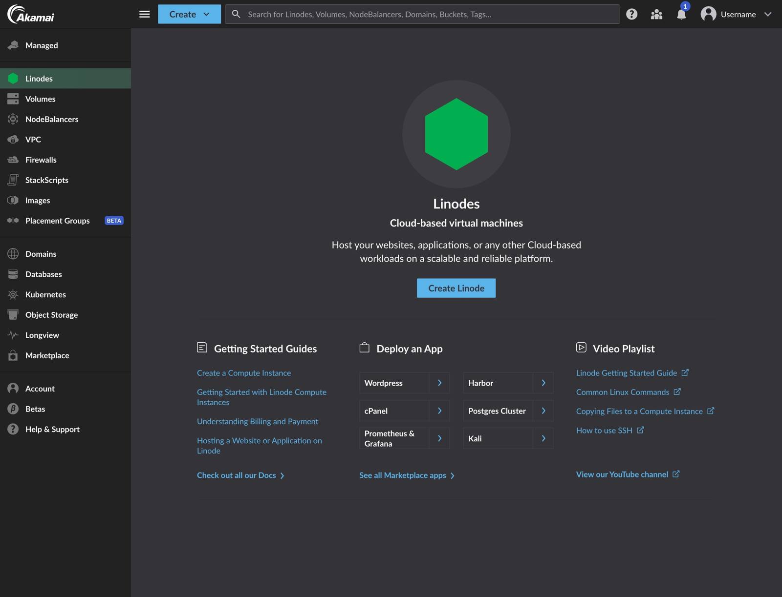Screenshot of the new dark theme in Cloud Manager Screenshot of the new dark theme in Cloud Manager